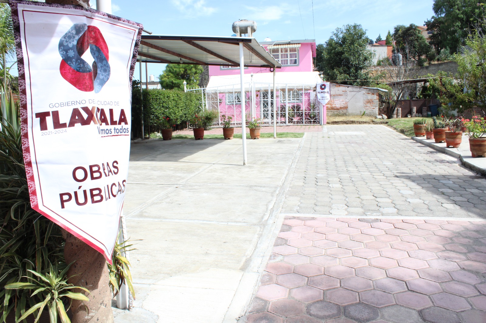 Inaugura Maribel Pérez Arenas, obras de beneficio en Atempan
